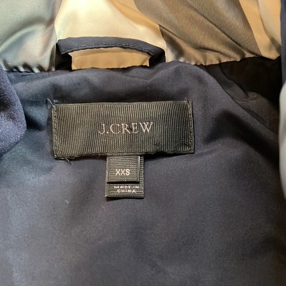 J Crew navy buffalo plaid quilted vest - Picture 4 of 7